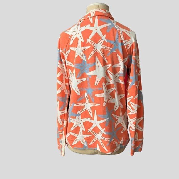 Crown & Ivy Beach Starfish 1/2 Zip Popover / SZ: XS - Picture 4 of 7
